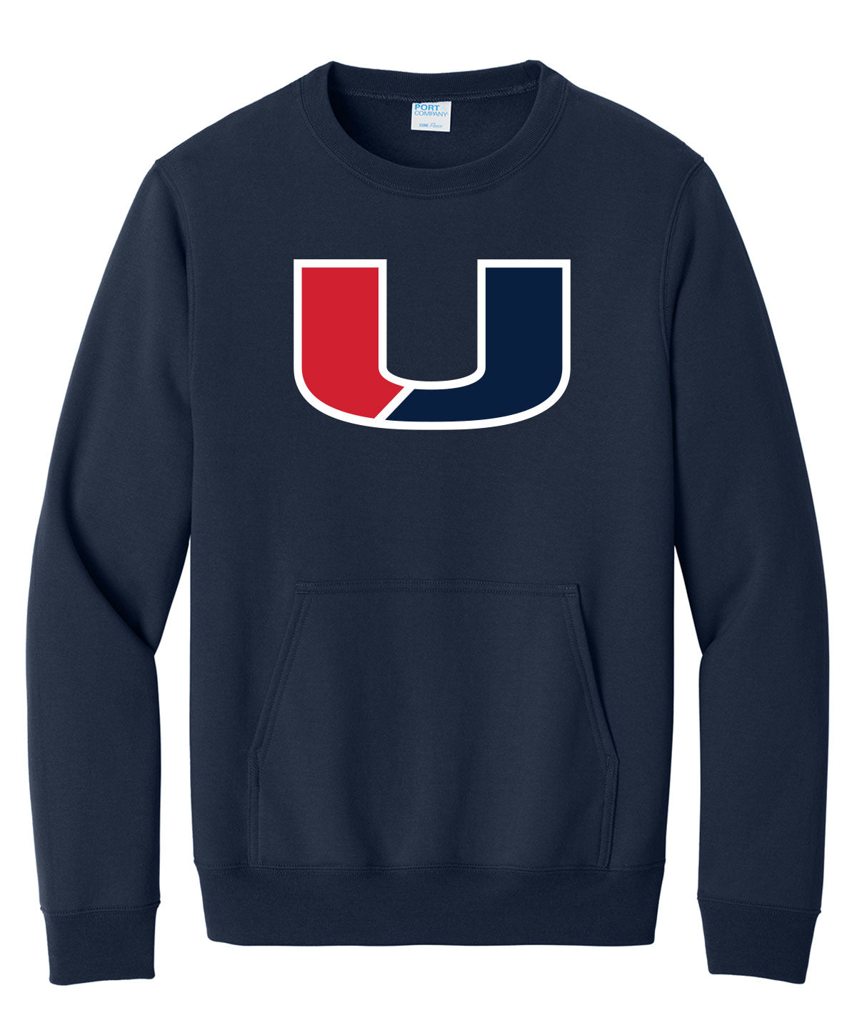 Split-U Crewneck Pocket Sweatshirt