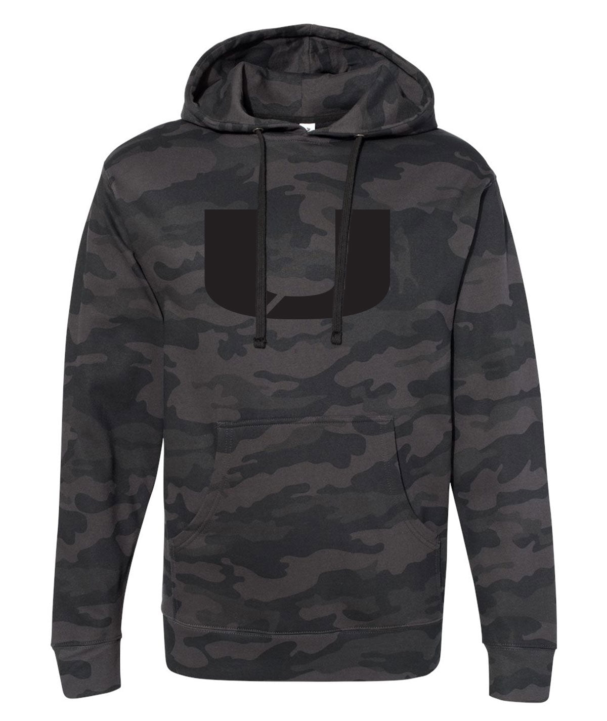 Split-U Camo Hooded Sweatshirt