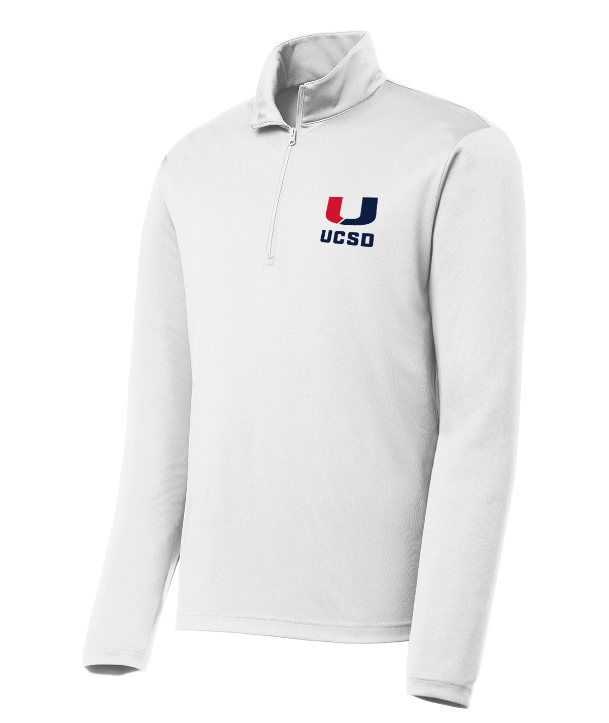 District Mens 1/4 Zip Solid Pullover