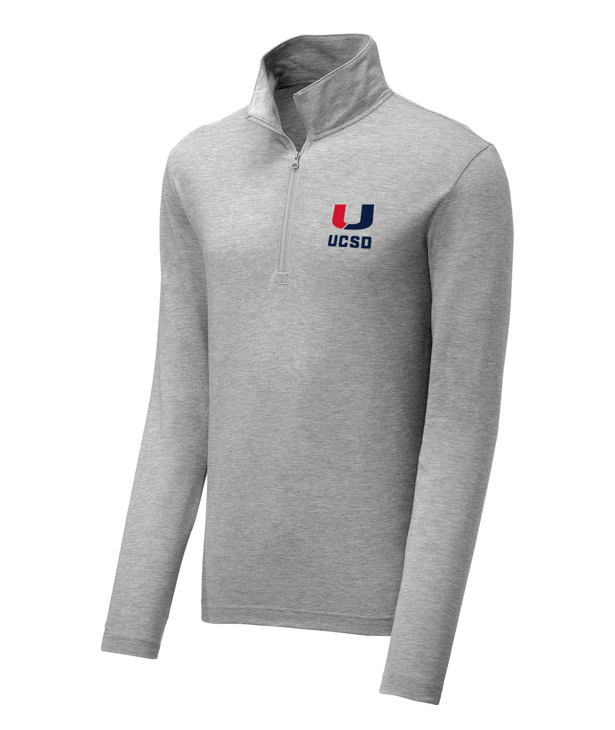 District Mens 1/4 Zip Tri-Blend Pullover