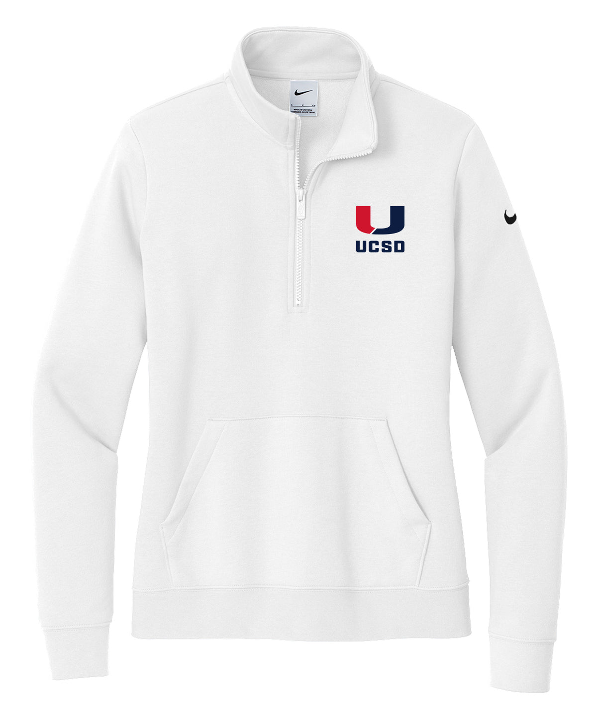 District Womens Nike 1/2 Zip Fleece